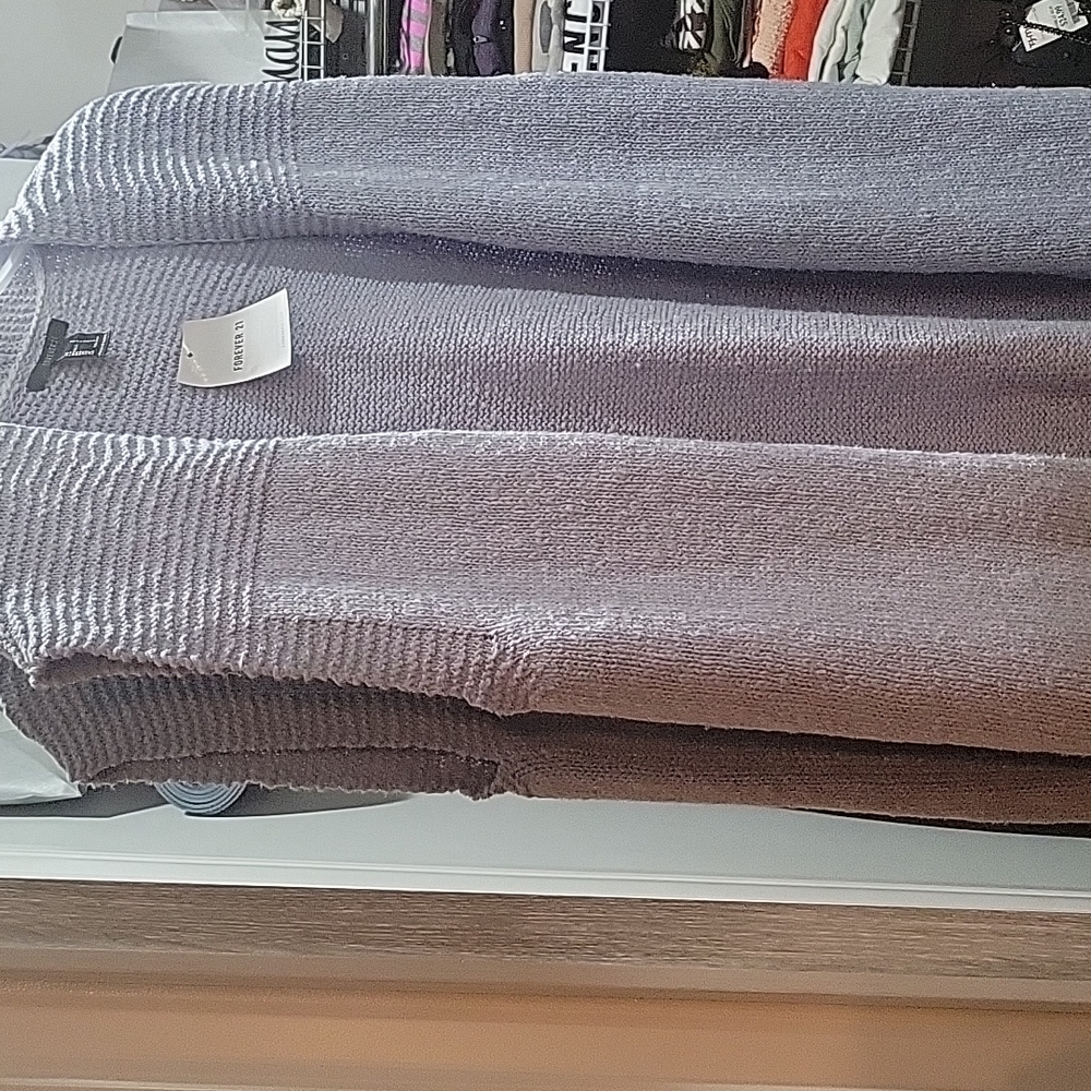 Long sleeveless powder blue cardigan, NWT🎉🩵🎊